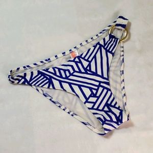 Last Chance - Bundle and Save - NWOT Blue and White Bikini Bottom